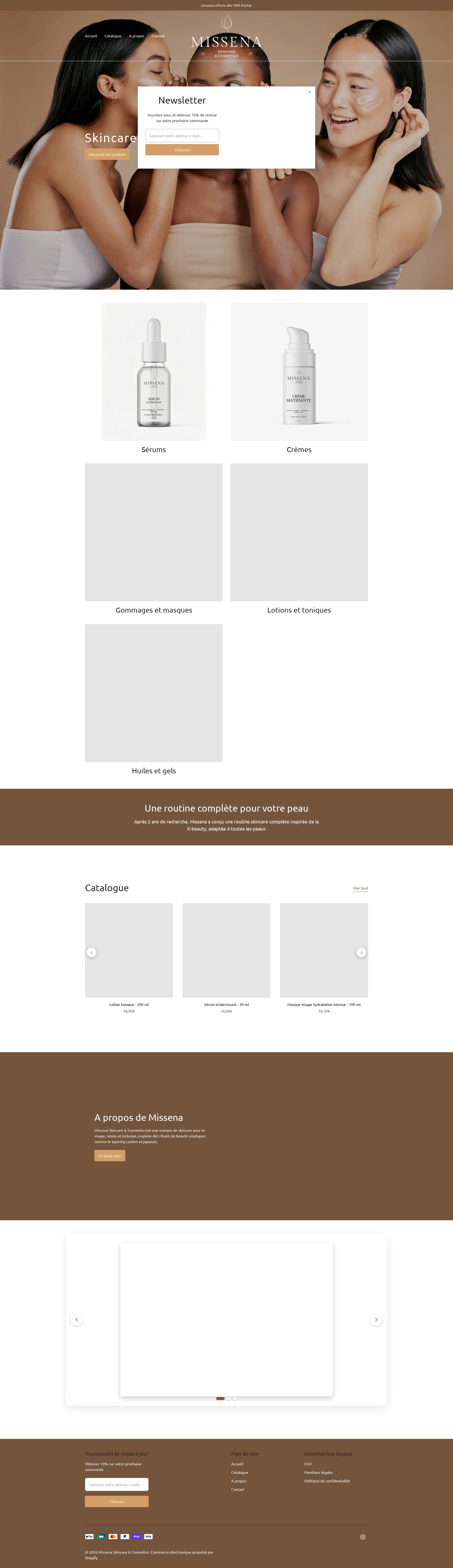 Site Missenacare réalisé par XT Solutions Web